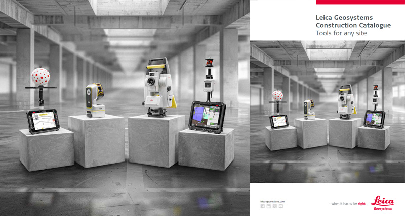 Comprehensive catalogue with all Leica Geosystems Construction tools & solutions